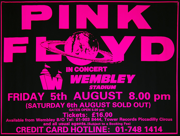 1988 Wembley Stadium poster no 2 August 5 and 6 1988