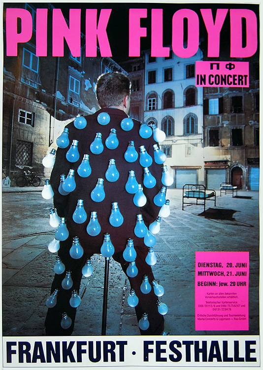 1989 Pink Floyd Frankfurt, West Germany poster 1