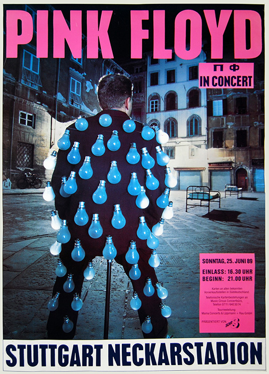 1989 Pink Floyd Stuttgart, West Germany poster 1