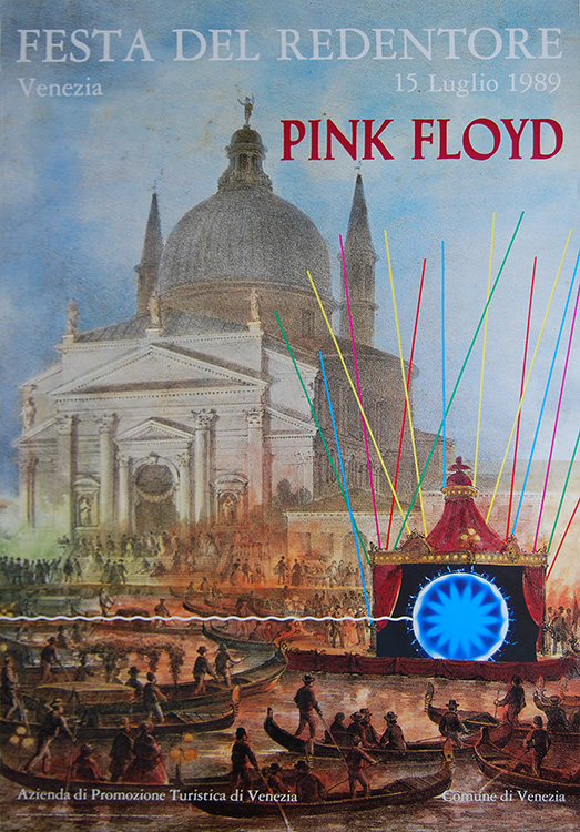 1989 Pink Floyd Venice, Italy poster 2