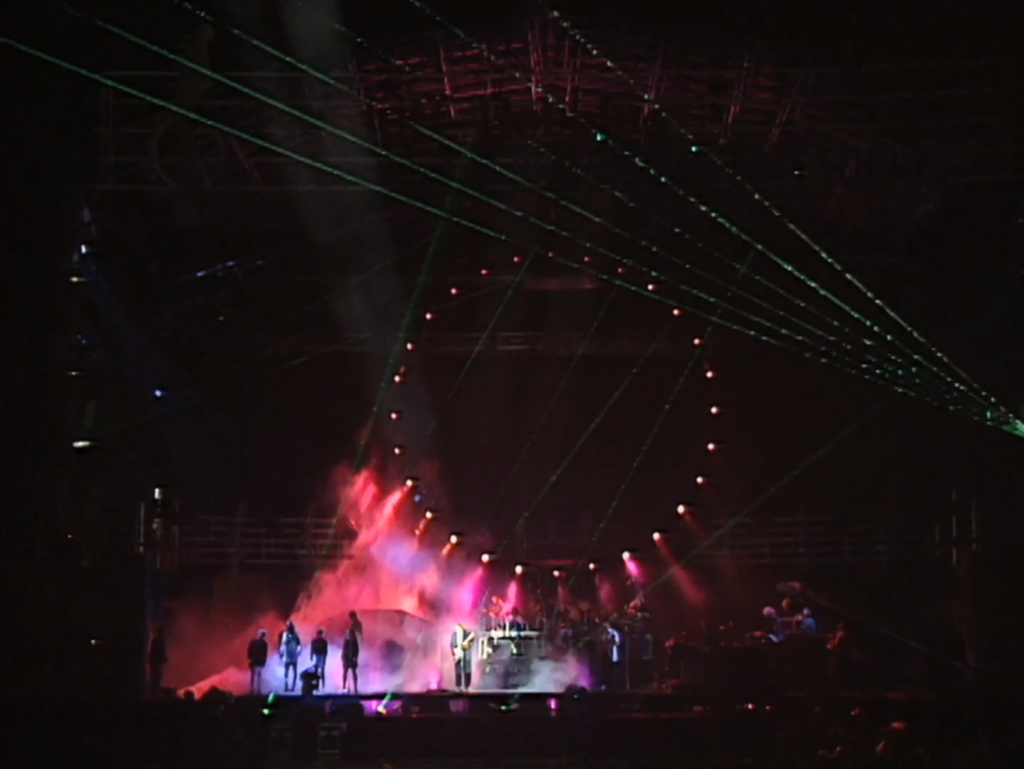 1990 Pink Floyd at Knebworth with Mr Screens cut down