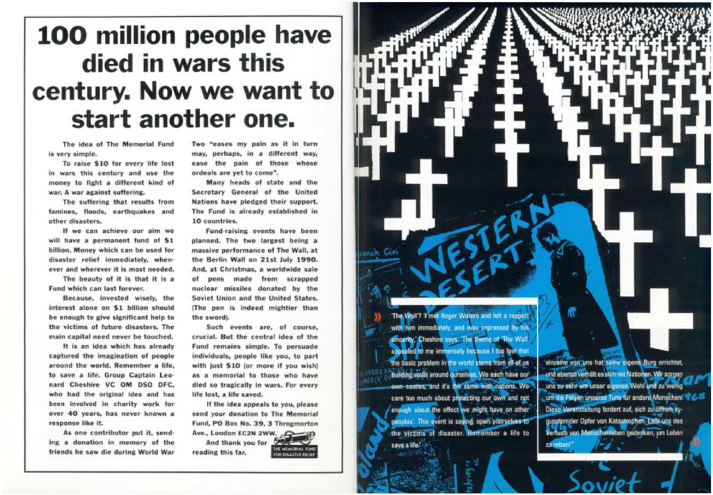 1990 Roger Waters The Wall in Berlin Programme pg12-13