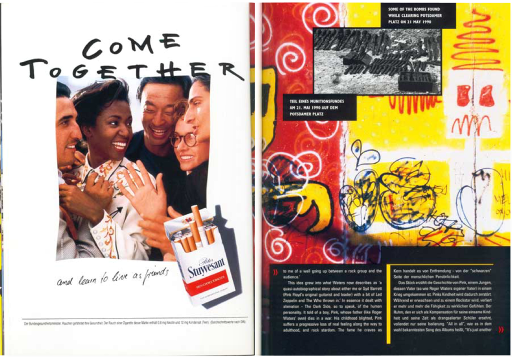 1990 Roger Waters The Wall in Berlin Programme pg24-25