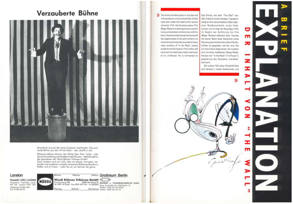 1990 Roger Waters The Wall in Berlin Programme pg32-33