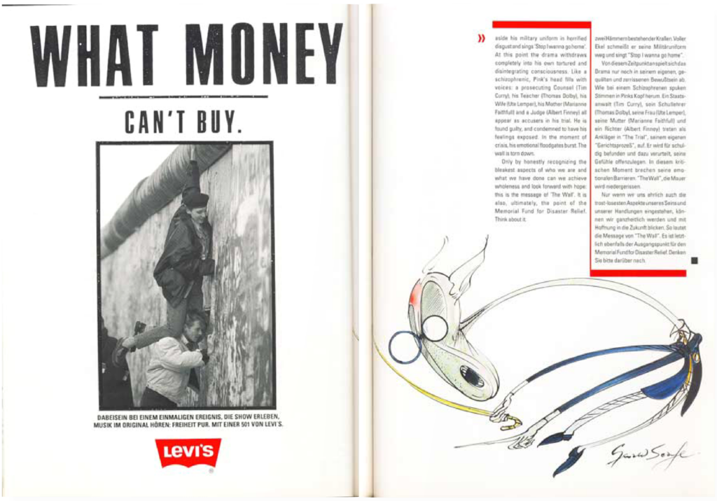 1990 Roger Waters The Wall in Berlin Programme pg40-41