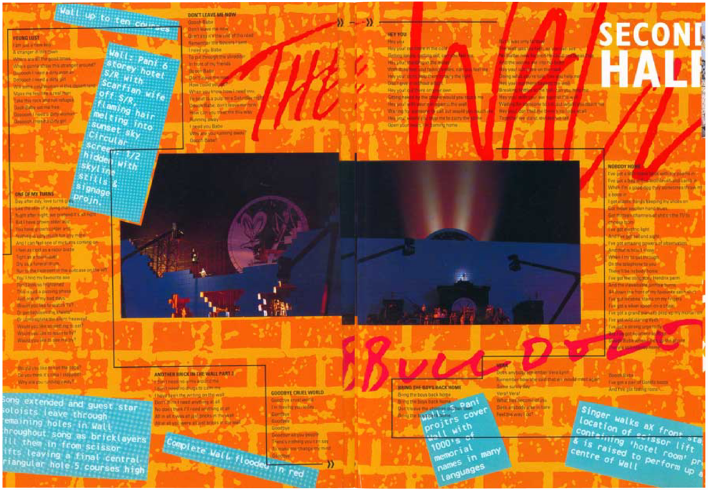 1990 Roger Waters The Wall in Berlin Programme pg44-45