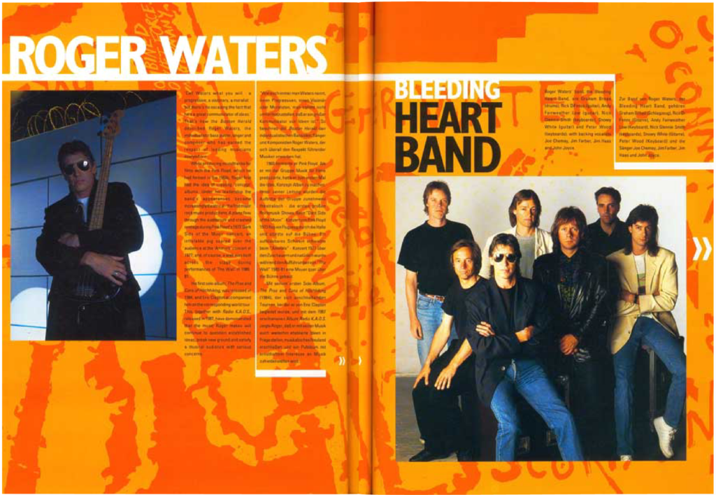 1990 Roger Waters The Wall in Berlin Programme pg48-49