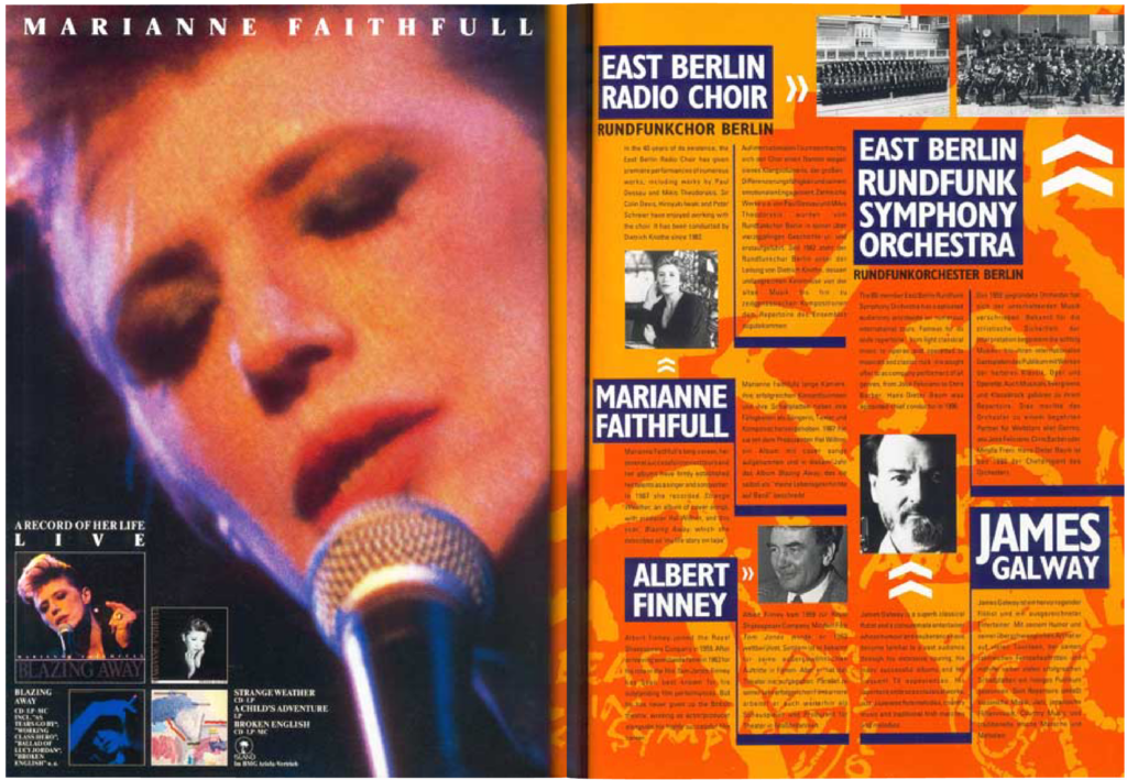 1990 Roger Waters The Wall in Berlin Programme pg52-53