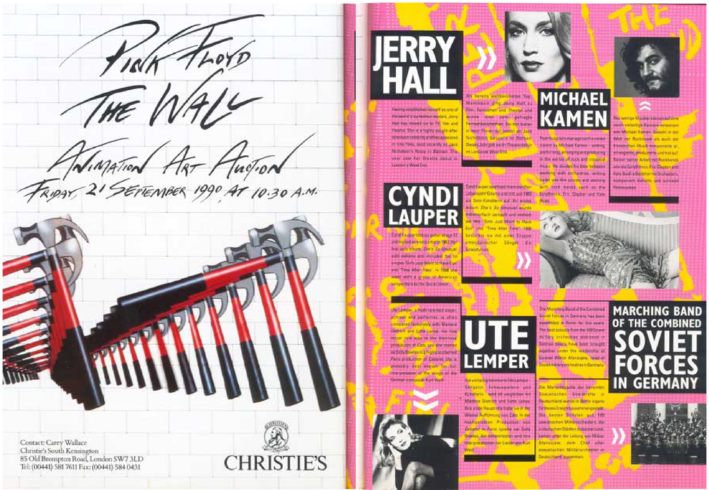 1990 Roger Waters The Wall in Berlin Programme pg54-55