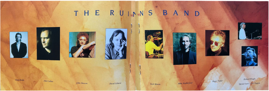 1993 David Gilmour Cowdry Ruins Programme pg05-06