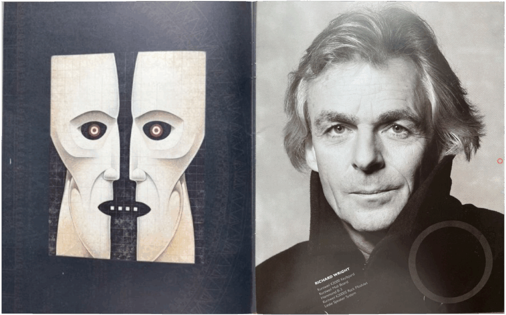 1994 Pink Floyd Division Bell European Tour Programme pg10-11