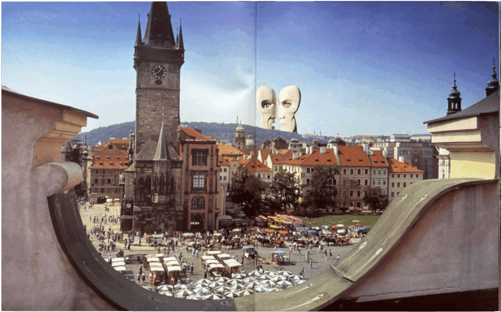 1994 Pink Floyd Praha (Prague) Special Folder Program pg25-26