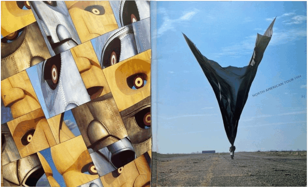 1994 Pink Floyd The Division Bell North America Tour Programme pg02-03