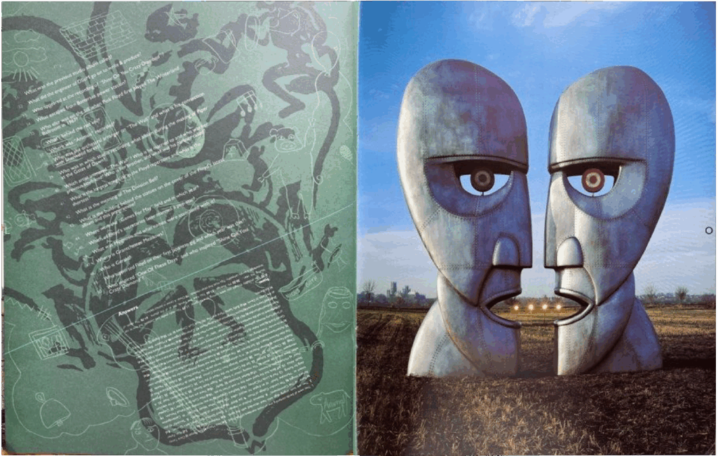 1994 Pink Floyd The Division Bell North America Tour Programme pg22-23