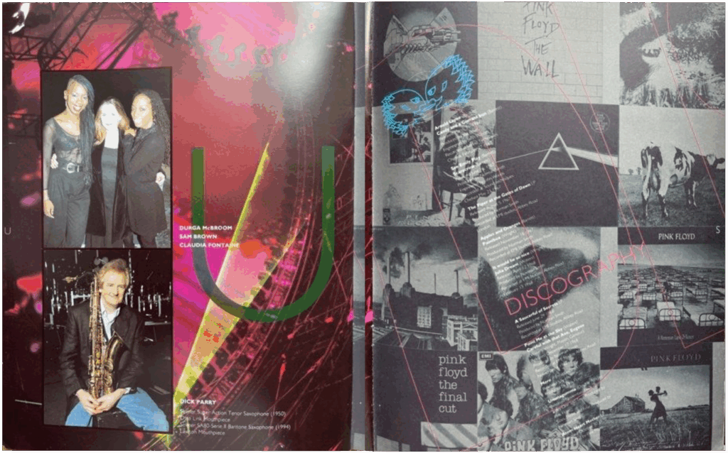 1994 Pink Floyd The Division Bell North America Tour Programme pg26-27