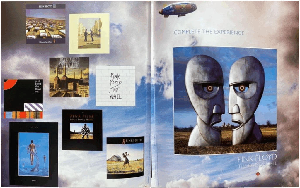 1994 Pink Floyd The Division Bell North America Tour Programme pg29-30