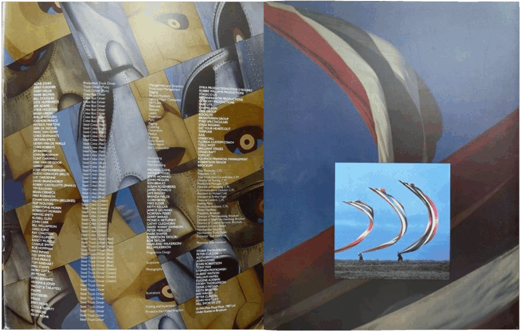 1994 Pink Floyd The Division Bell North America Tour Programme pg35-36
