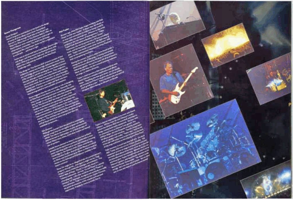 1994 Pink Floyd The Division Bell Tour Programme pg16-17