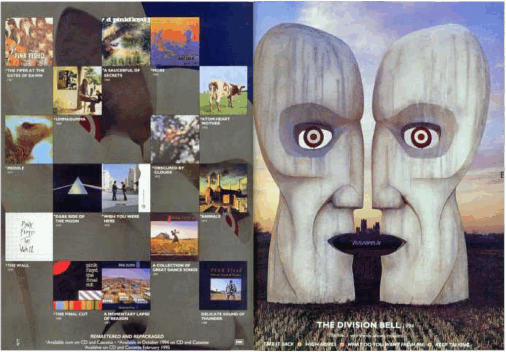 1994 Pink Floyd The Division Bell Tour Programme pg30-31
