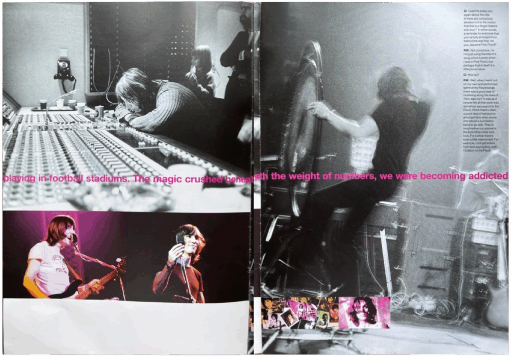1999 Roger Waters In The Flesh Tour Programme pg06-07