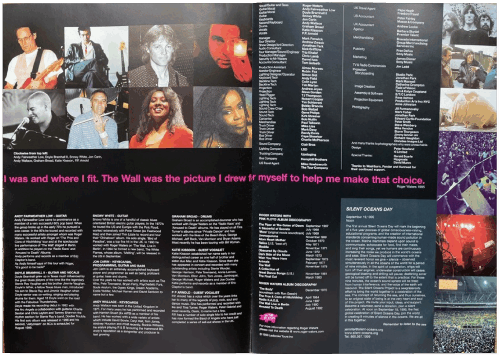 1999 Roger Waters In The Flesh Tour Programme pg22-23