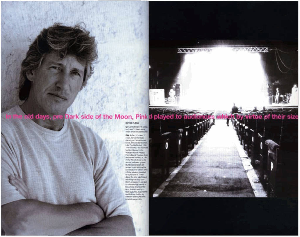 2000 Roger Waters In The Flesh Tour Programme pg02-03