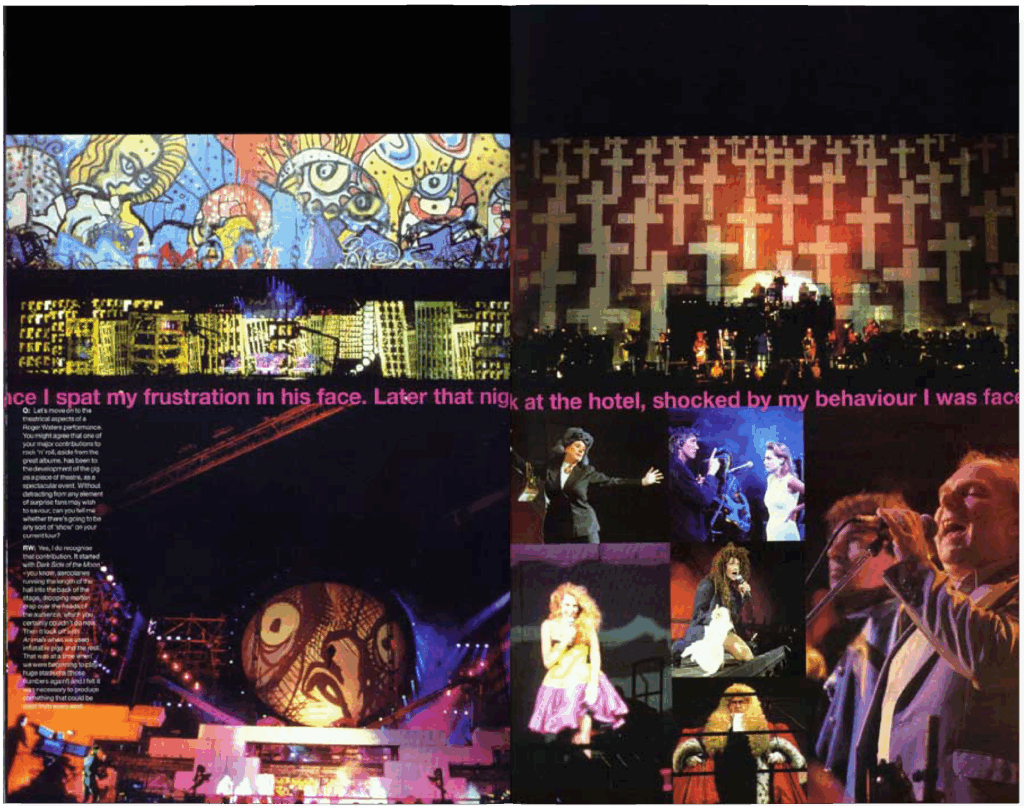 2000 Roger Waters In The Flesh Tour Programme pg16-17