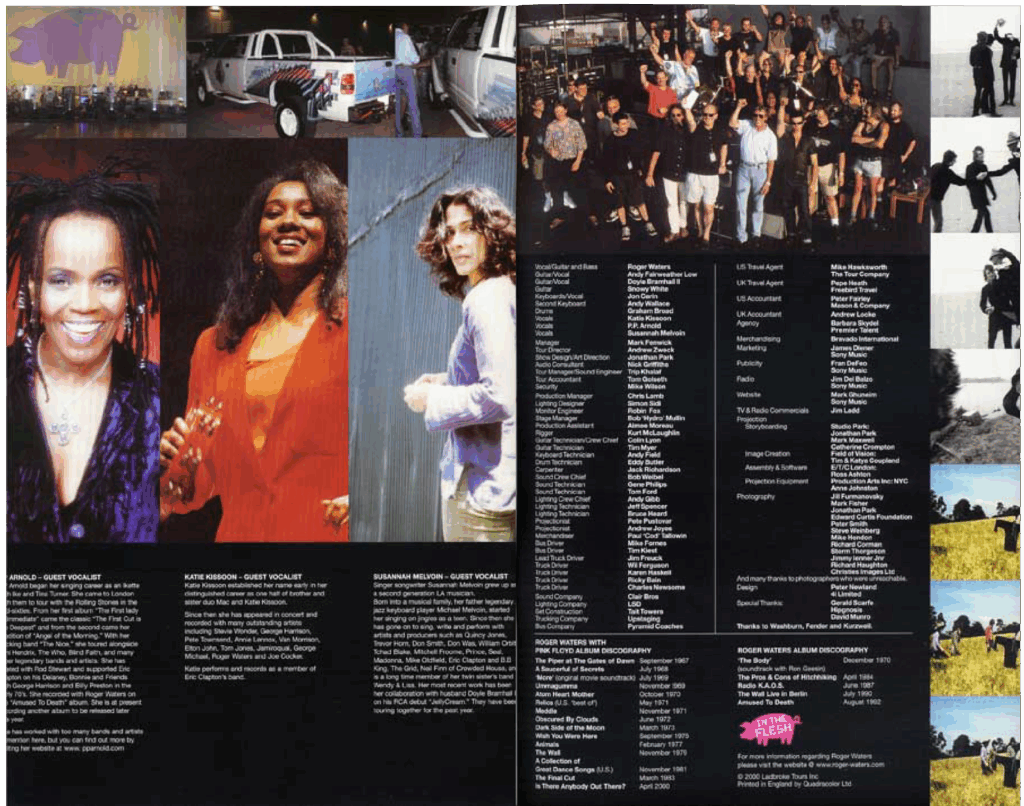 2000 Roger Waters In The Flesh Tour Programme pg26-27