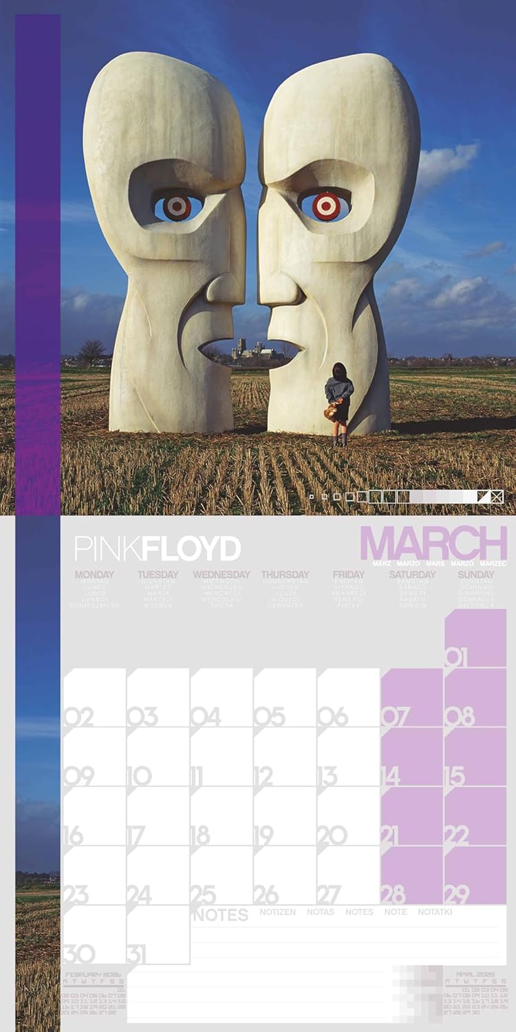 2026 Pink Floyd Calendar - 03 March