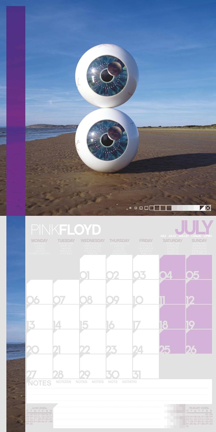 2026 Pink Floyd Calendar - 07 July