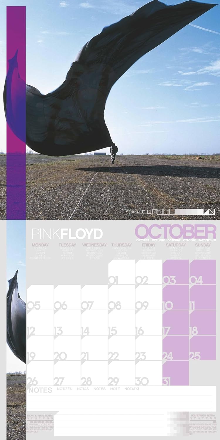 2026 Pink Floyd Calendar - 10 October