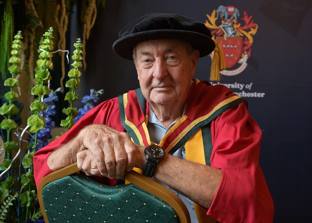 Nick Mason Doctorate from Uni of Manchester