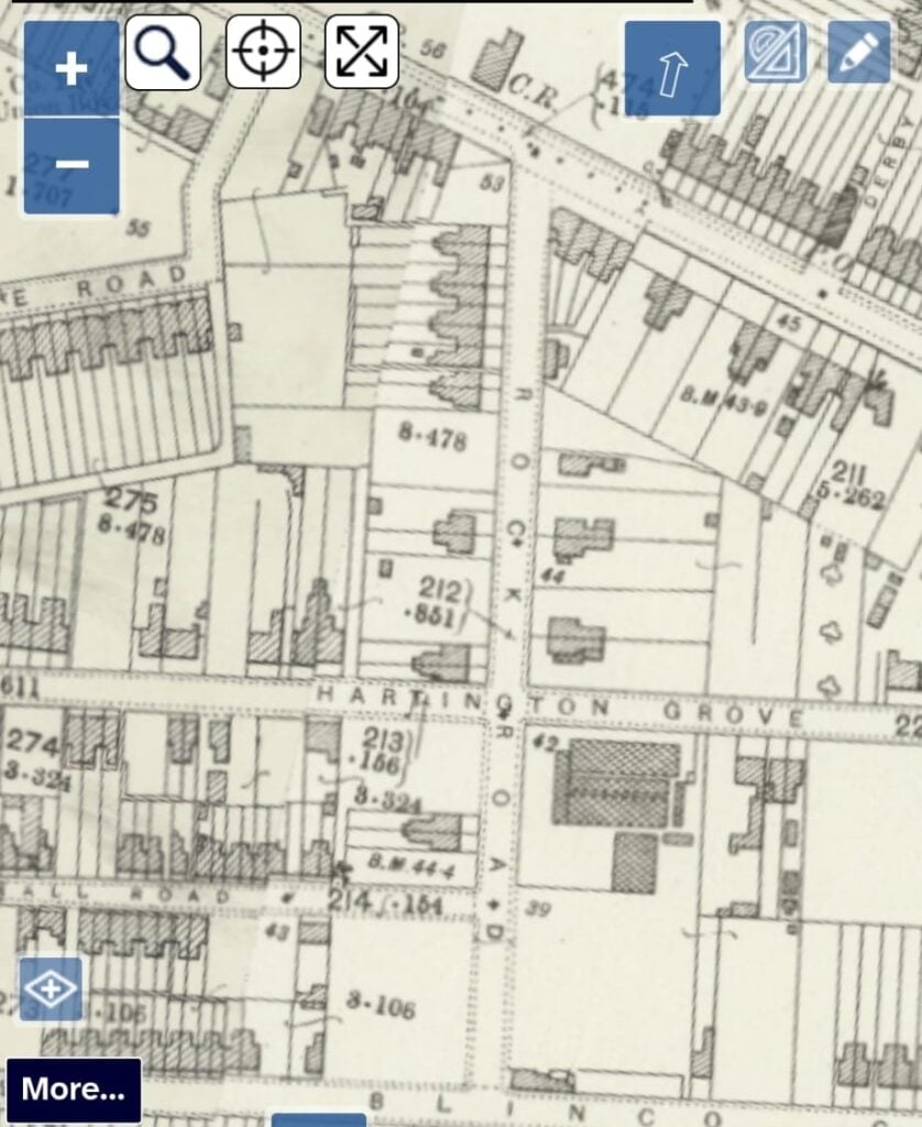 1890s Map of the Cross Roads